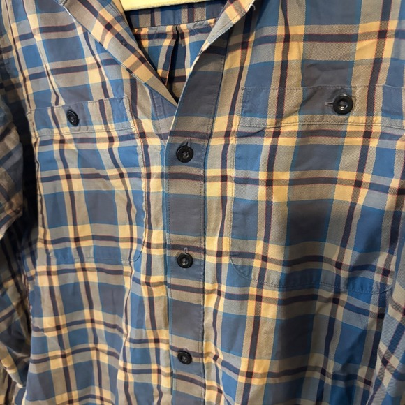 Patagonia Organic Pima Cotton Plaid Flannel Long Sleeve Button Up Shirt Men's XS - Picture 6 of 8